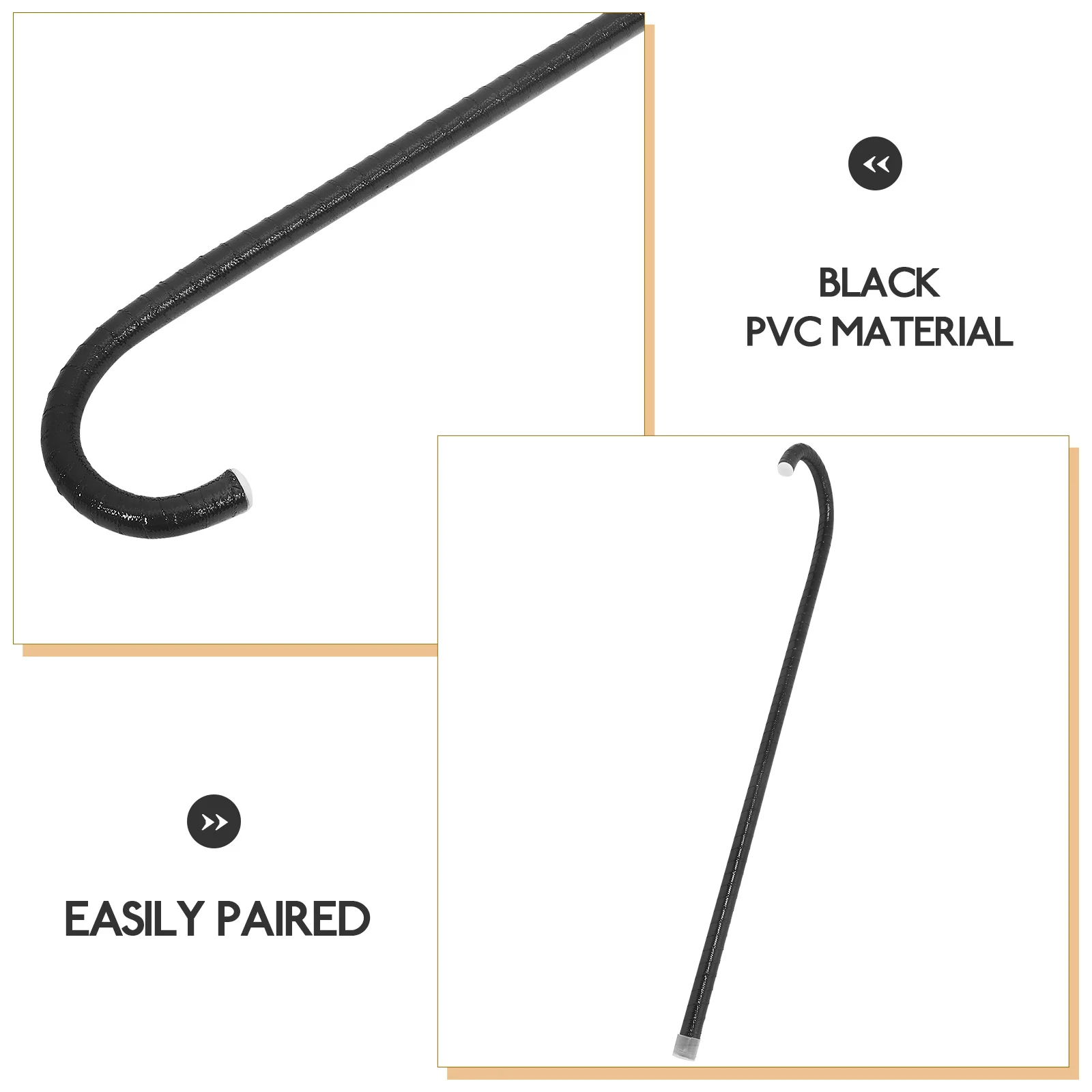 Jazz Dance Crutches Children Performance Cane PVC Movement Costume Accessory Halloween Supplies Toys Prop Stage Decor
Jazz Dance Crutches Children Performance Cane PVC Movement Costume Accessory Halloween Supplies Toys Prop Stage Decor