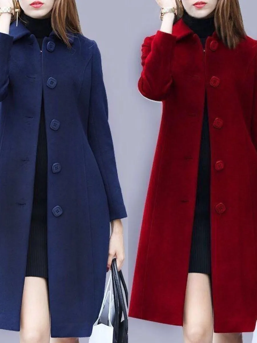 Women's Mid-Length Woolen Coat Slim Fit British Style Spring 2026 New Arrival Fashion Outerwear Set with Multiple Pieces
Women's Mid-Length Woolen Coat Slim Fit British Style Spring 2026 New Arrival Fashion Outerwear Set with Multiple Pieces
