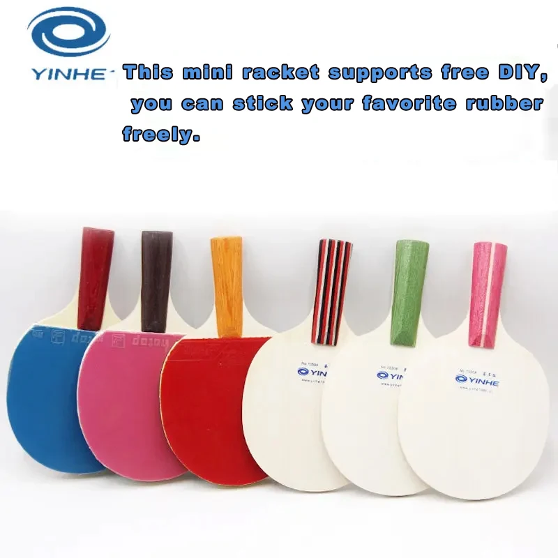 Набор из 2/3/6 мини-ракеток YINHE для настольного тенниса: коллекционные, для демонстрации, маленькие, для тренировок детей, с автографом
Набор из 2/3/6 мини-ракеток YINHE для настольного тенниса: коллекционные, для демонстрации, маленькие, для тренировок детей, с автографом