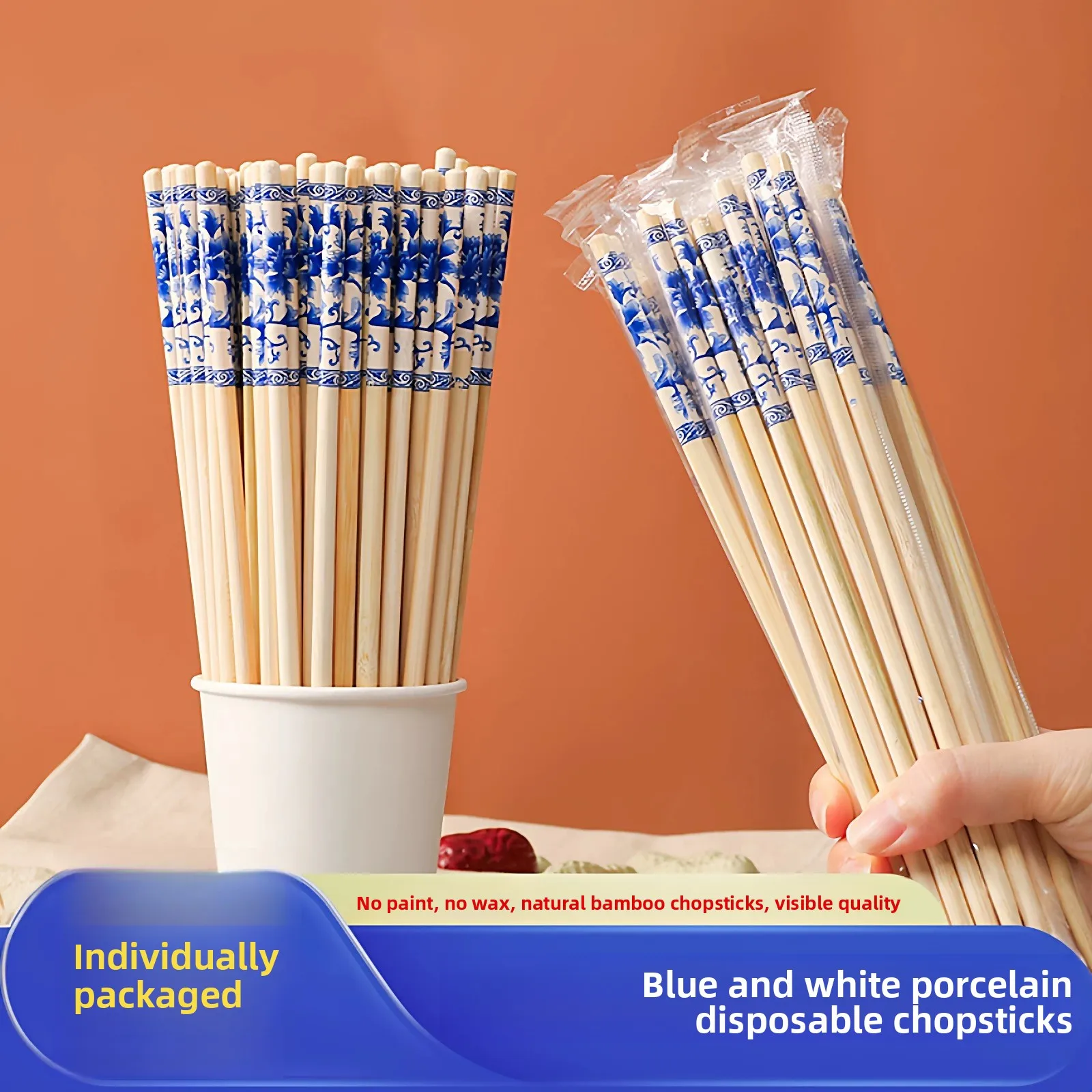 Thiened Disposable Blue And White Porcelain Chopstis Independently Paaged for Restaurant Hotel Chinese Sle Anti-slip ...
Thiened Disposable Blue And White Porcelain Chopstis Independently Paaged for Restaurant Hotel Chinese Sle Anti-slip ...