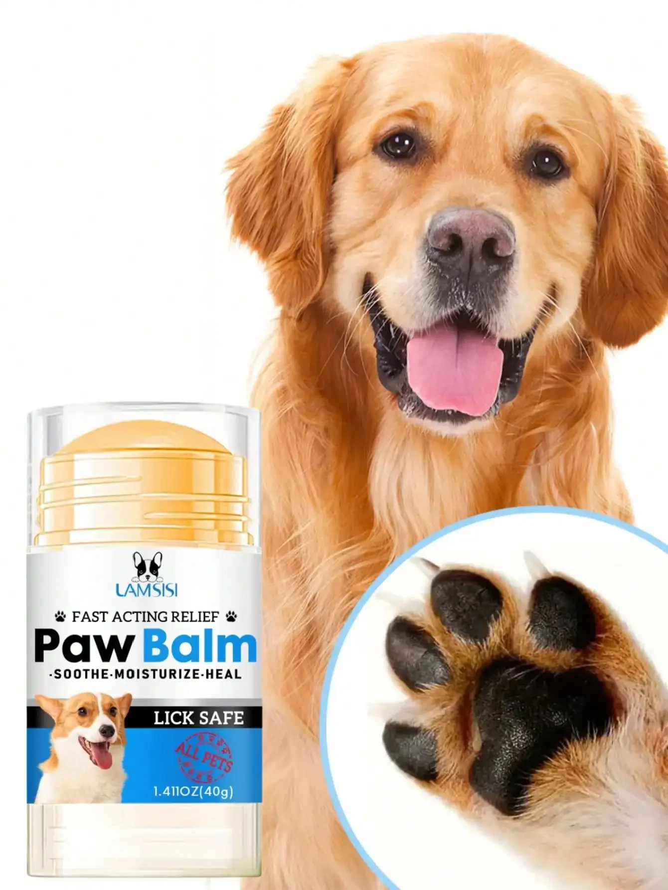 Natural Pet Paw Care Ointment Hydrating Repair Cracked Paws Dog Cat Grooming
Natural Pet Paw Care Ointment Hydrating Repair Cracked Paws Dog Cat Grooming