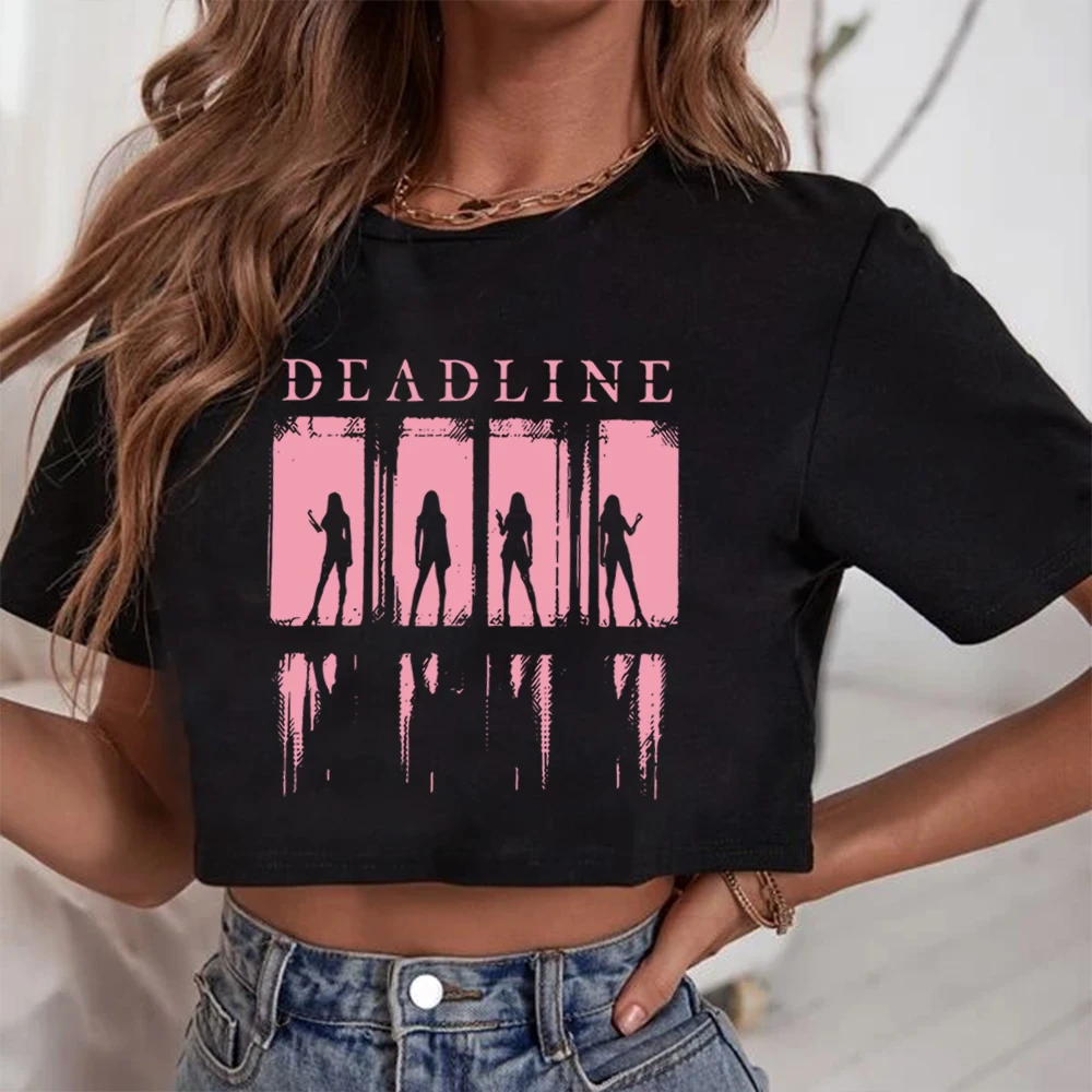 Женская футболка Kpop Album Deadline 2026 с круглым вырезом и короткими рукавами, укороченный топ
Женская футболка Kpop Album Deadline 2026 с круглым вырезом и короткими рукавами, укороченный топ