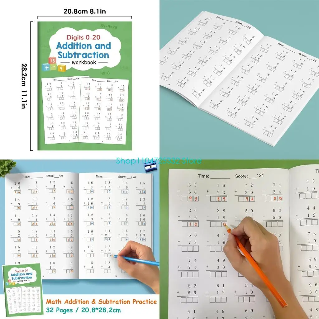 P5EA Colorful Mathematics Operations Exercise Book For Preschool Kindergarten
P5EA Colorful Mathematics Operations Exercise Book For Preschool Kindergarten