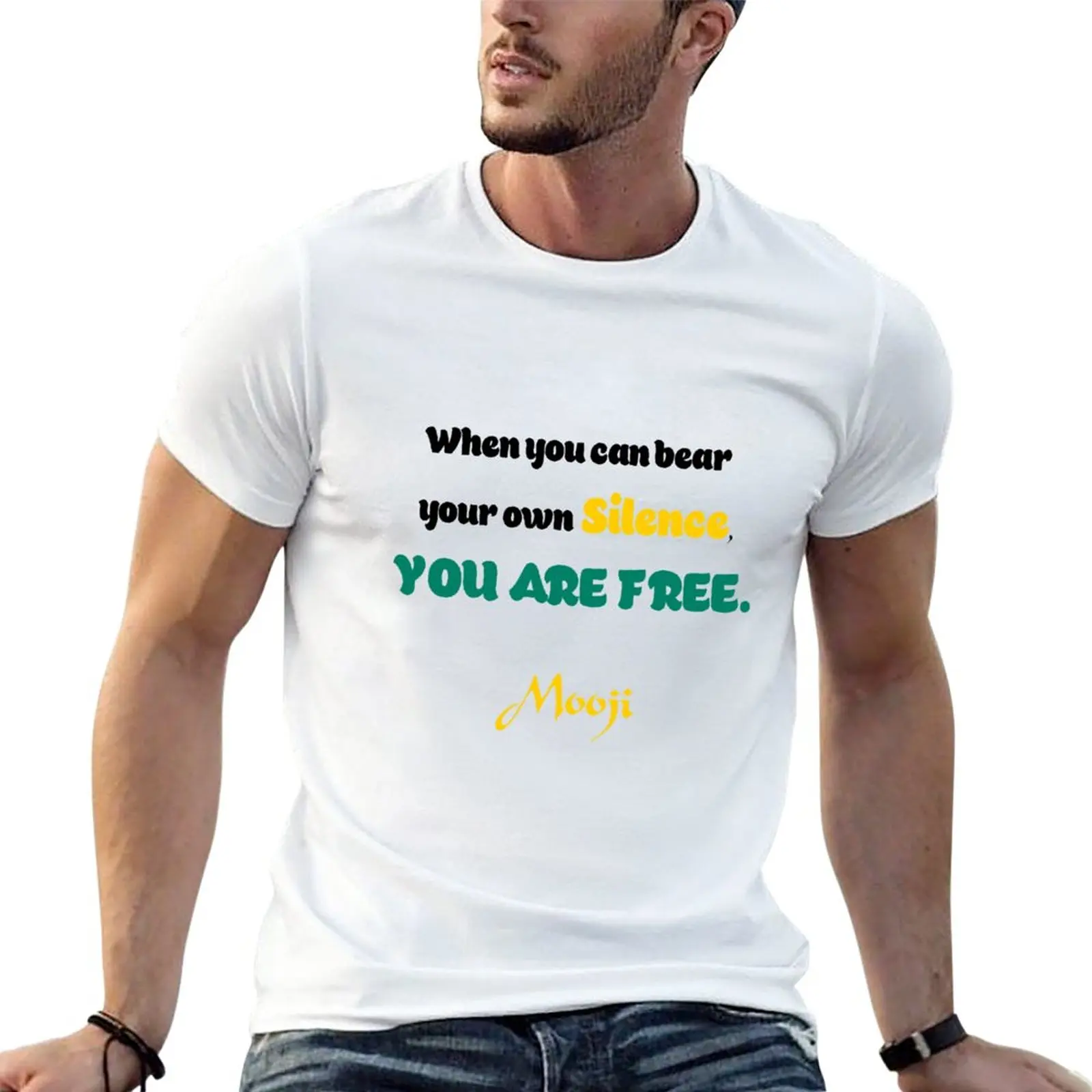 Mooji quote T-Shirt custom t shirt korean fashion aesthetic clothes black t-shirts for men
Mooji quote T-Shirt custom t shirt korean fashion aesthetic clothes black t-shirts for men