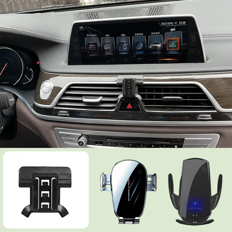 Автомобильный держатель мобильного телефона для BMW 7 серии G12 2016-2021, специальный автомобильный кронштейн, поддержка мобильного телефона, кронштейн для беспроводной зарядки
Автомобильный держатель мобильного телефона для BMW 7 серии G12 2016-2021, специальный автомобильный кронштейн, поддержка мобильного телефона, кронштейн для беспроводной зарядки