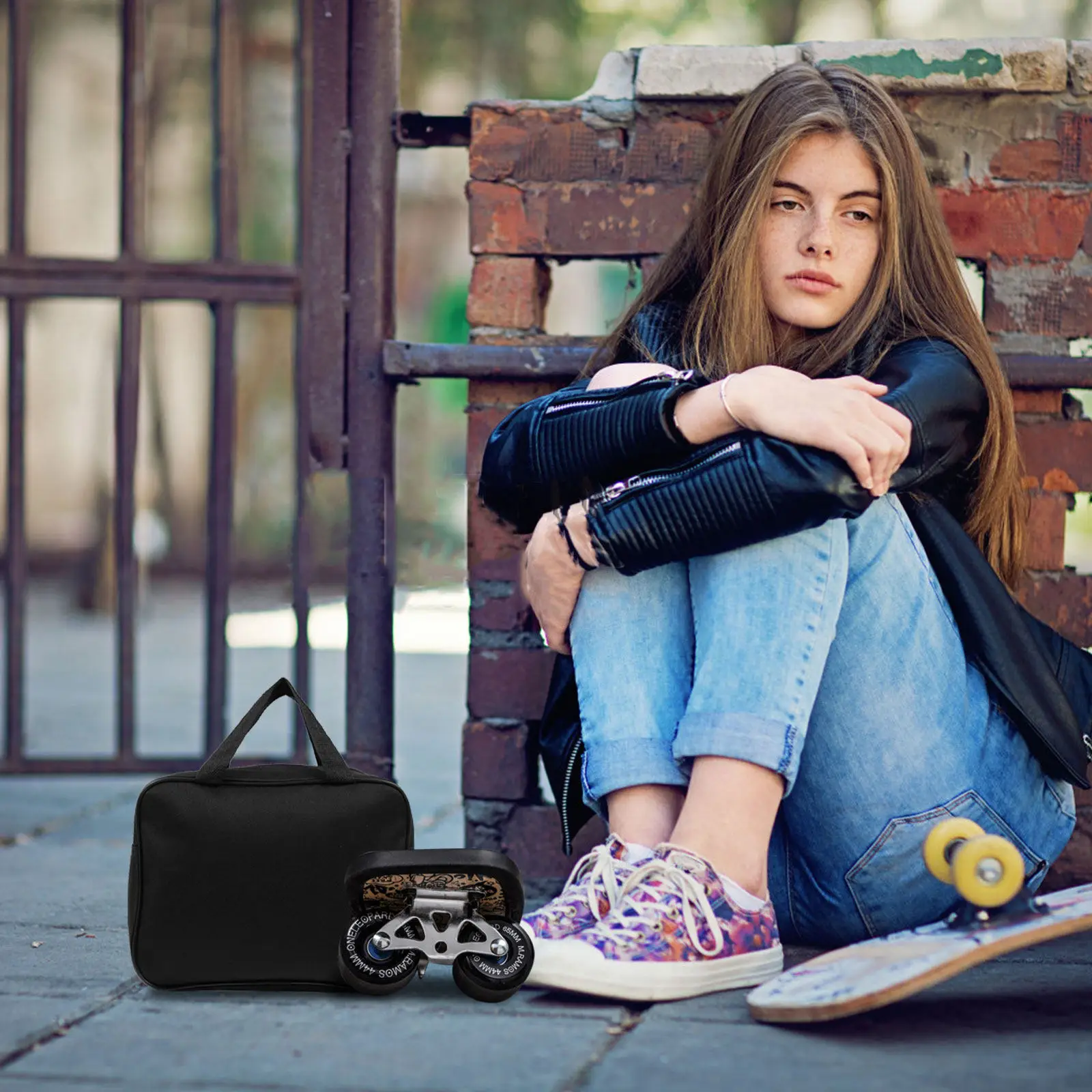 Professional Drift Skate Bag Thick Oxford Fabric Wear-Resistant Pouch for Free Skates Convenient Handheld Carry Solution
Professional Drift Skate Bag Thick Oxford Fabric Wear-Resistant Pouch for Free Skates Convenient Handheld Carry Solution