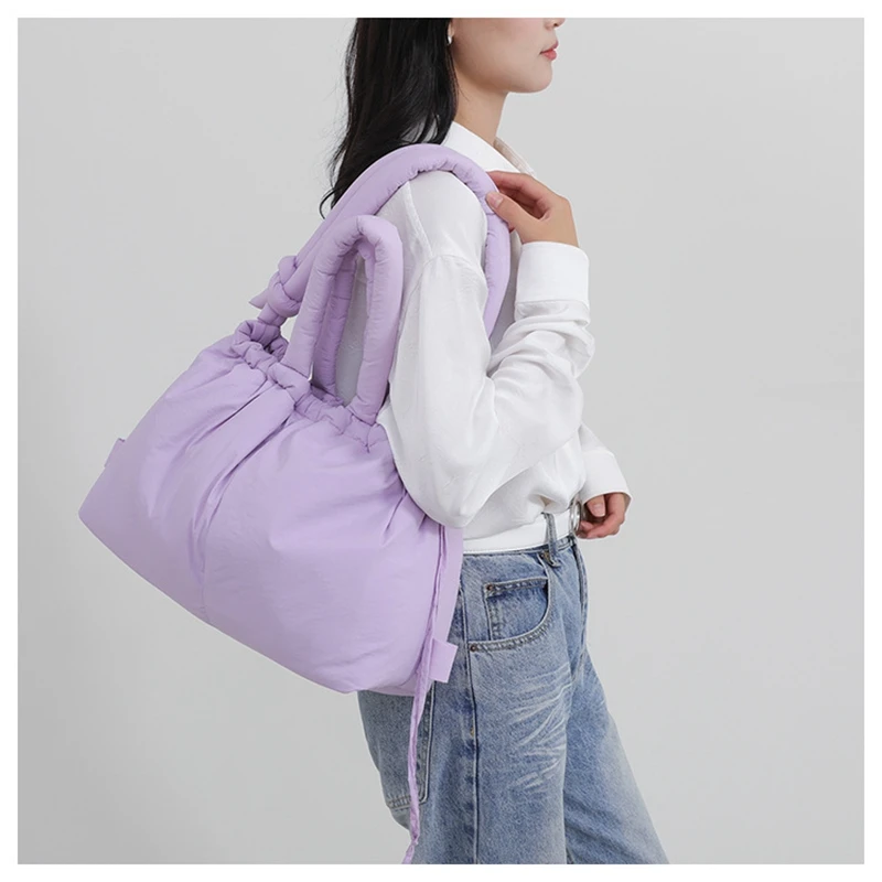 Ladies New Bag Down Padded Jacket Bag Fashion Single Shoulder Kawaii Bag Backpack Crossbody Bag Mochila Femininas Large Tote Bag
Ladies New Bag Down Padded Jacket Bag Fashion Single Shoulder Kawaii Bag Backpack Crossbody Bag Mochila Femininas Large Tote Bag