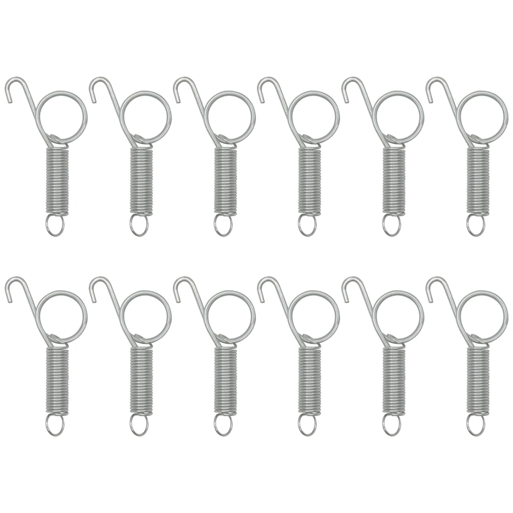 12 Pcs Spring Hooks for Rabbit Chicken Pigeon Bird Cages Stainless Steel Durable Latch Hardware Fixing Door Hooks
12 Pcs Spring Hooks for Rabbit Chicken Pigeon Bird Cages Stainless Steel Durable Latch Hardware Fixing Door Hooks