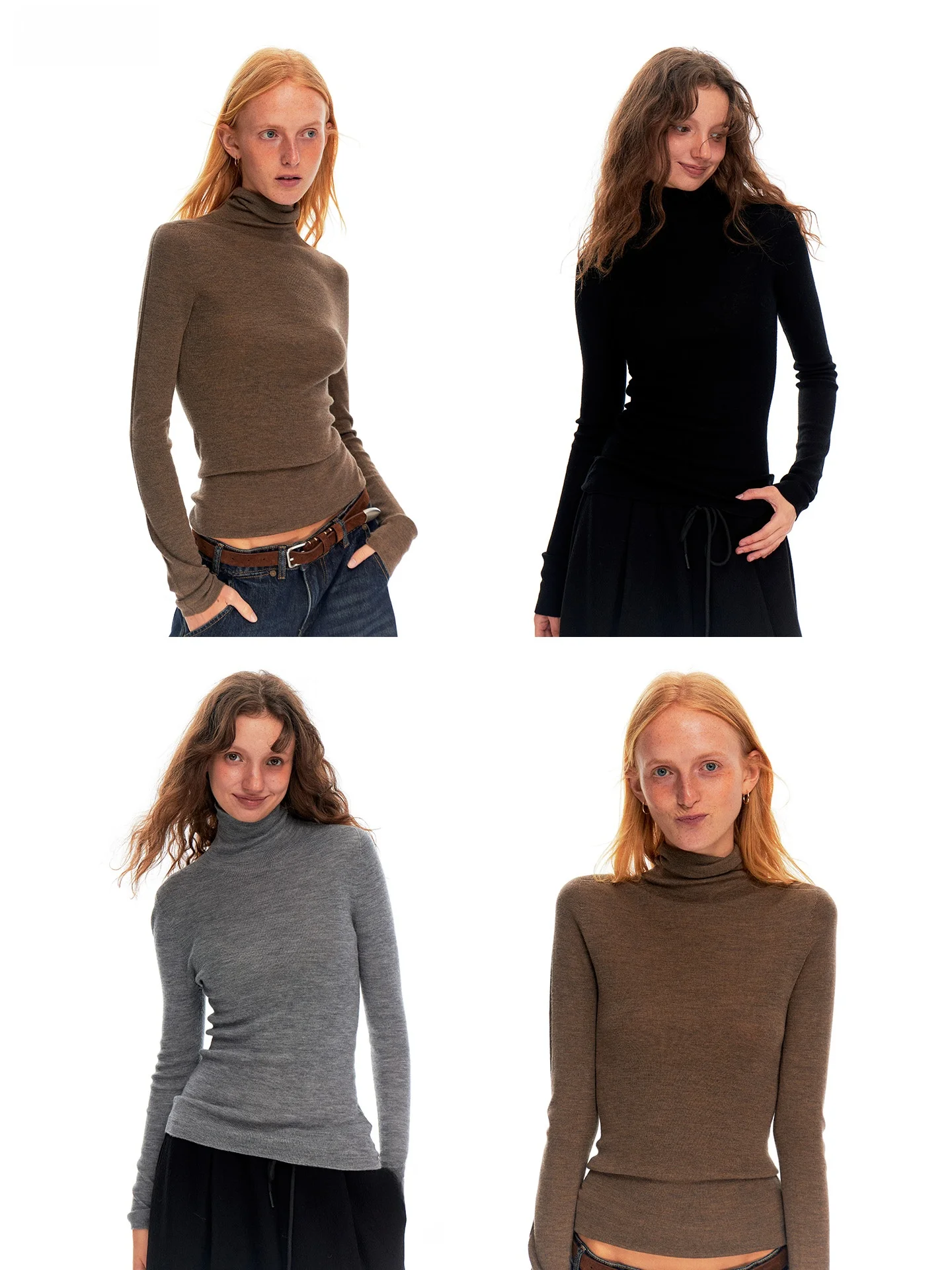 Мягкий шерстяной вязаный топ с высоким воротником, облегающий, с длинными рукавами, осенне-зимний, приятный к телу, комфортный, женский, модный
Мягкий шерстяной вязаный топ с высоким воротником, облегающий, с длинными рукавами, осенне-зимний, приятный к телу, комфортный, женский, модный