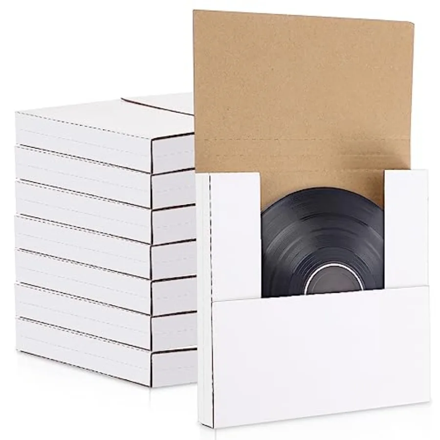 100 Pack 7 Inch Vinyl Record Mailers Boxes 45 RPM Easy Fold LP Cardboard Mailing Shipping Boxes Multi Depth Album Mailers for B
100 Pack 7 Inch Vinyl Record Mailers Boxes 45 RPM Easy Fold LP Cardboard Mailing Shipping Boxes Multi Depth Album Mailers for B
