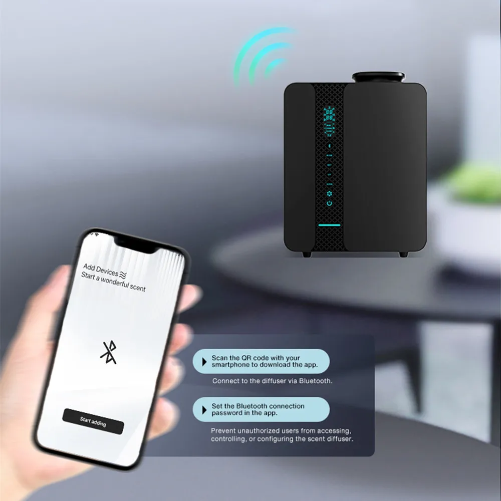 WIFI Bluetooth APP Machine 2025 New Home Fragrance Aroma Diffuser 500m³ Perfume Air Freshener Water Free Essential Oil 200ML
WIFI Bluetooth APP Machine 2025 New Home Fragrance Aroma Diffuser 500m³ Perfume Air Freshener Water Free Essential Oil 200ML