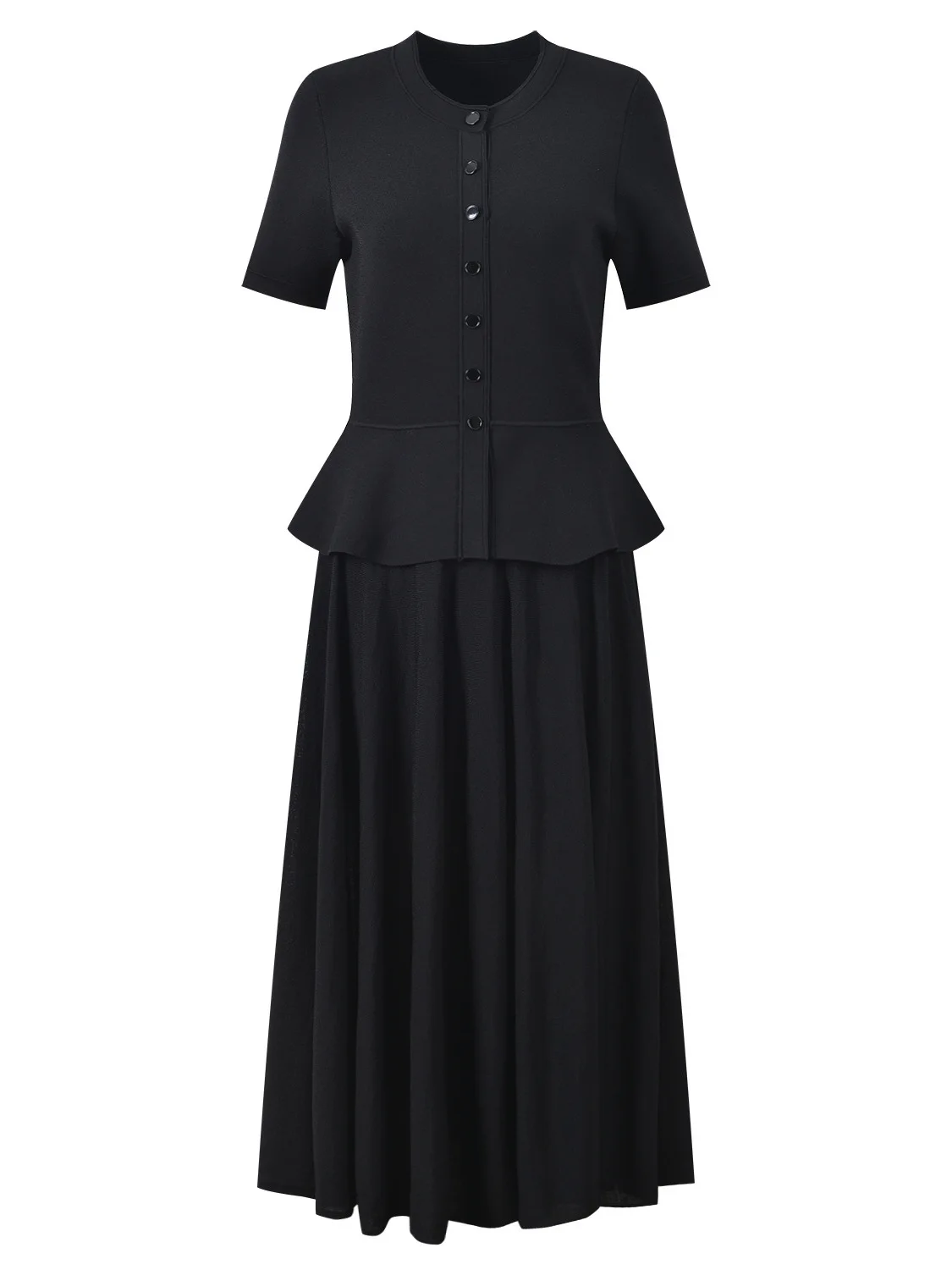 Spring 2026 Slim Fit Knitted ort Sve Dr Women's French Sle Elastic Knit Bla Dr with Lace Hem Casual Singl...
Spring 2026 Slim Fit Knitted ort Sve Dr Women's French Sle Elastic Knit Bla Dr with Lace Hem Casual Singl...