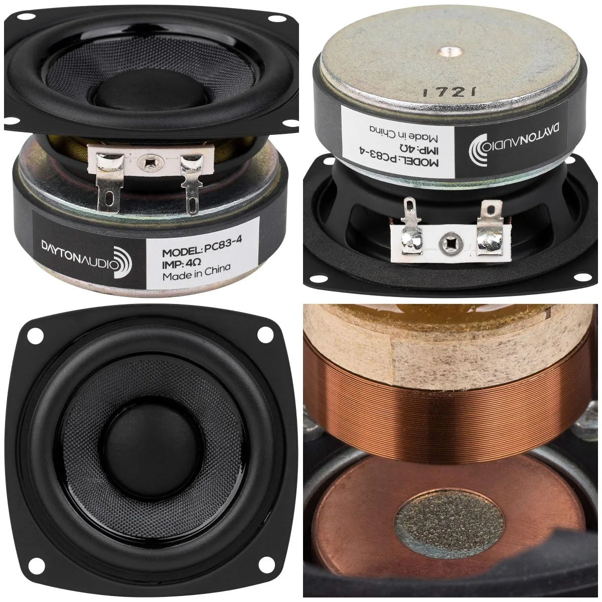 PC83-4 3' Full-Range Poly Cone Driver
PC83-4 3' Full-Range Poly Cone Driver