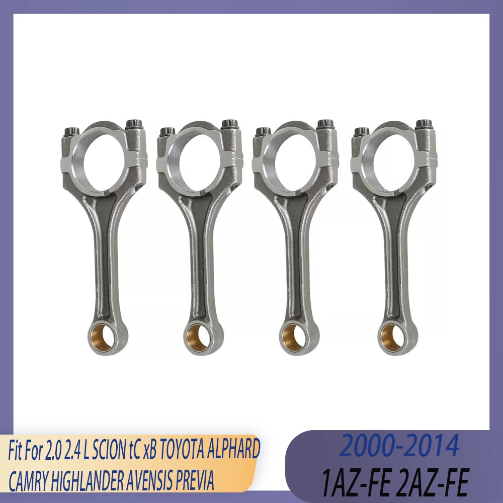 Engine Connecting Rod Set Fit 2.0 2.4 L GAS 00-14 1AZ 2AZ-FE For SCION tC xB TOYOTA ALPHARD CAMRY HIGHLANDER AVENSIS PREVIA
Engine Connecting Rod Set Fit 2.0 2.4 L GAS 00-14 1AZ 2AZ-FE For SCION tC xB TOYOTA ALPHARD CAMRY HIGHLANDER AVENSIS PREVIA