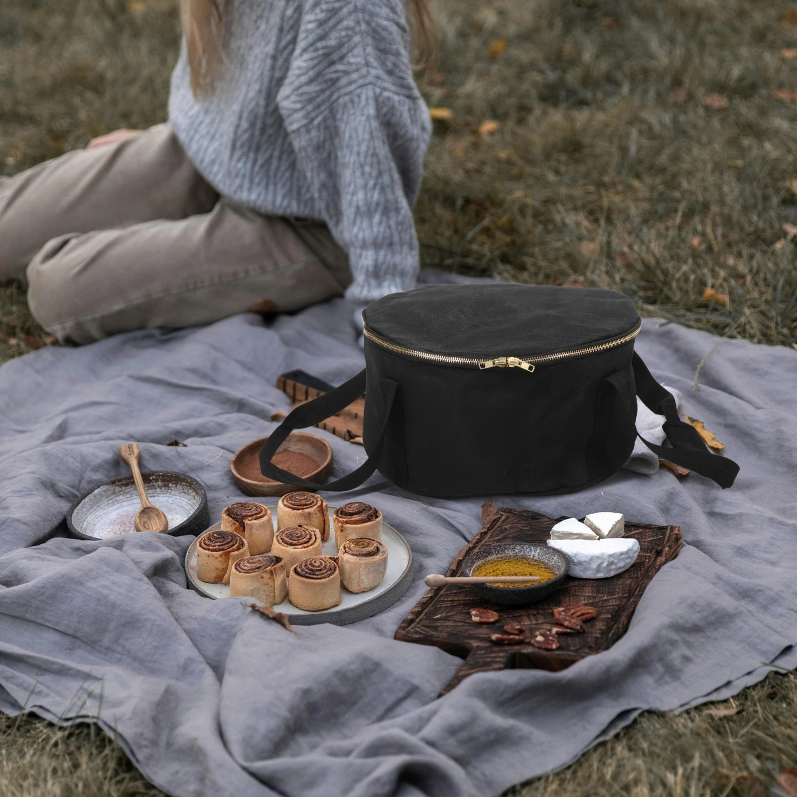 Camping Cookware Organizer Pan Bag Wax Canvas Portable Storage Pouch For Kettle Grill Accessories Outdoor Travel
Camping Cookware Organizer Pan Bag Wax Canvas Portable Storage Pouch For Kettle Grill Accessories Outdoor Travel