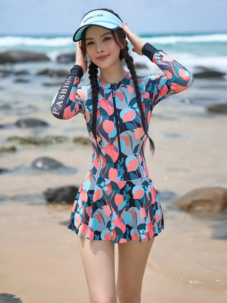 2025 New plus Size Swimsuit for Women Long Sve Sun Protection Body Concealing Swimwear High Elastici Nylon Lycra
2025 New plus Size Swimsuit for Women Long Sve Sun Protection Body Concealing Swimwear High Elastici Nylon Lycra