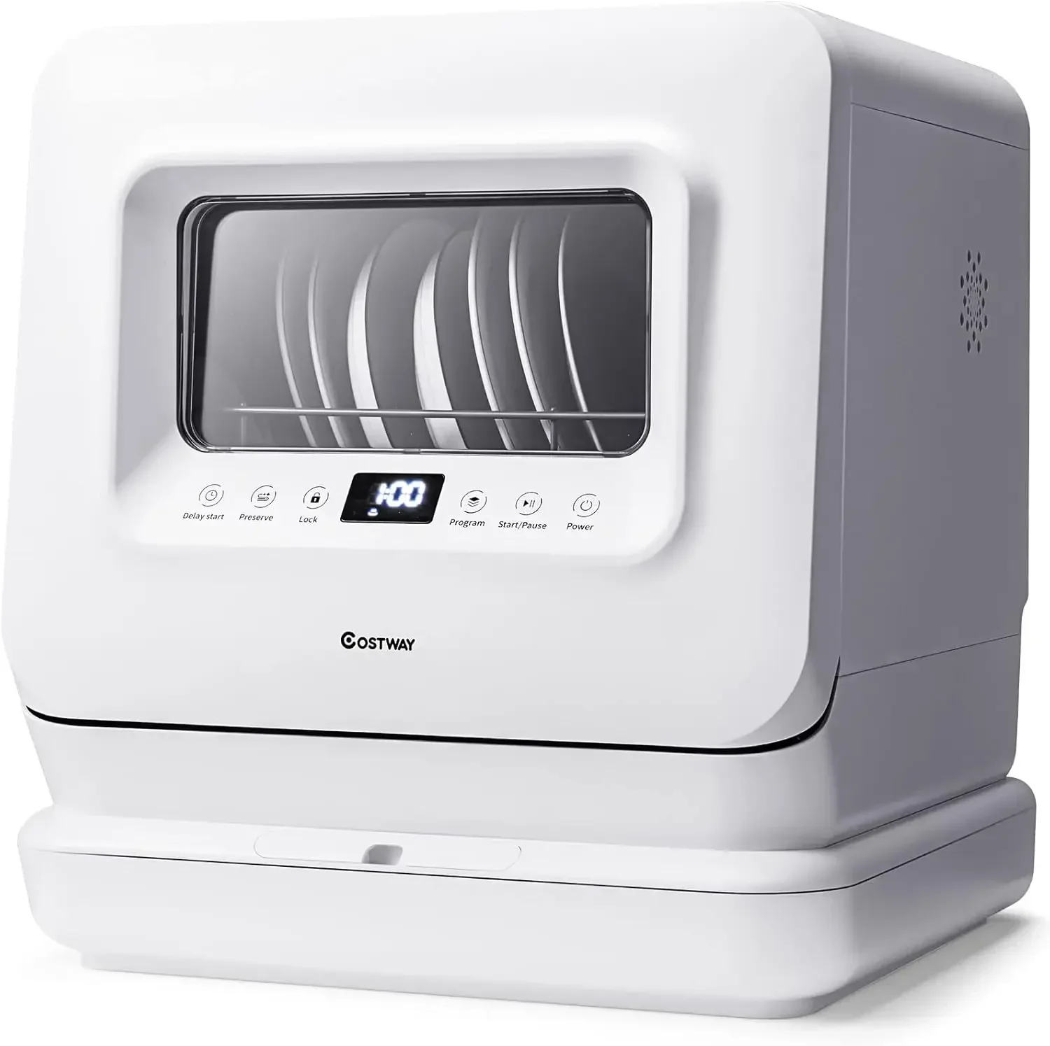COSTWAY Portable Countertop Dishwasher, Compact Dishwasher with 7.5 L Built-in Water Tank, 360° Dual Spray
COSTWAY Portable Countertop Dishwasher, Compact Dishwasher with 7.5 L Built-in Water Tank, 360° Dual Spray