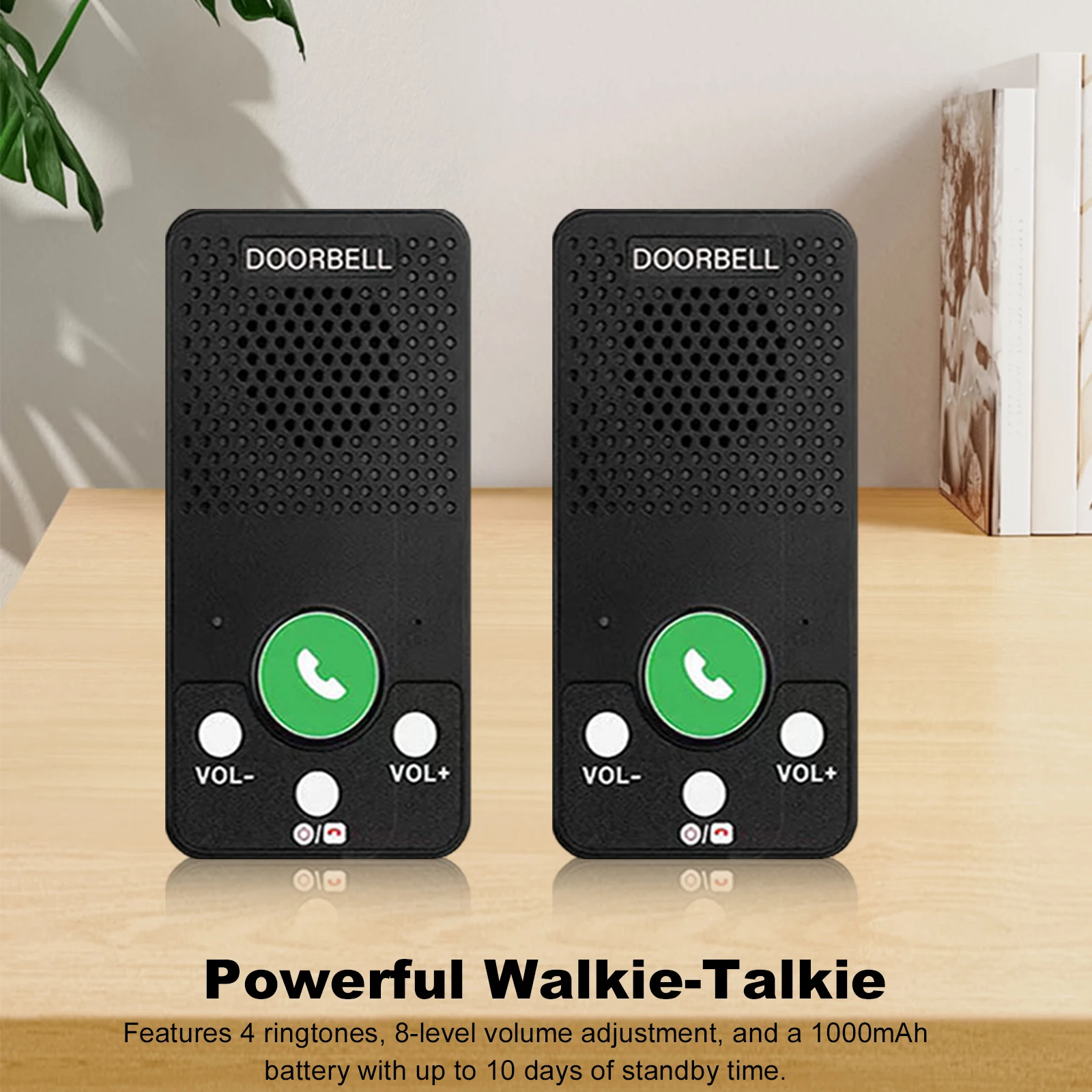 Беспроводная система внутренней связи дальнего действия 400 м с 4 звонками, 8 уровней громкости, полнодуплексный 2-сторонний домофон для дома, дома, фабрики, офиса
Беспроводная система внутренней связи дальнего действия 400 м с 4 звонками, 8 уровней громкости, полнодуплексный 2-сторонний домофон для дома, дома, фабрики, офиса