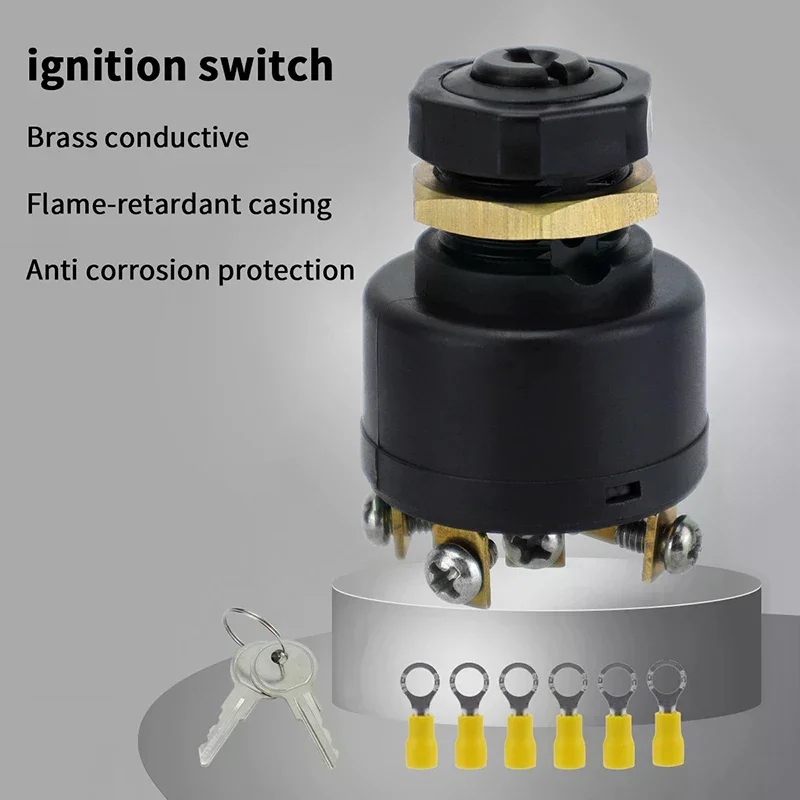 12 В 3-позиционный переключатель зажигания и стартера с 2 клавишами для подвесных двигателей Mariner & Mercury с электрическим дросселем, нажимным дросселем
12 В 3-позиционный переключатель зажигания и стартера с 2 клавишами для подвесных двигателей Mariner & Mercury с электрическим дросселем, нажимным дросселем