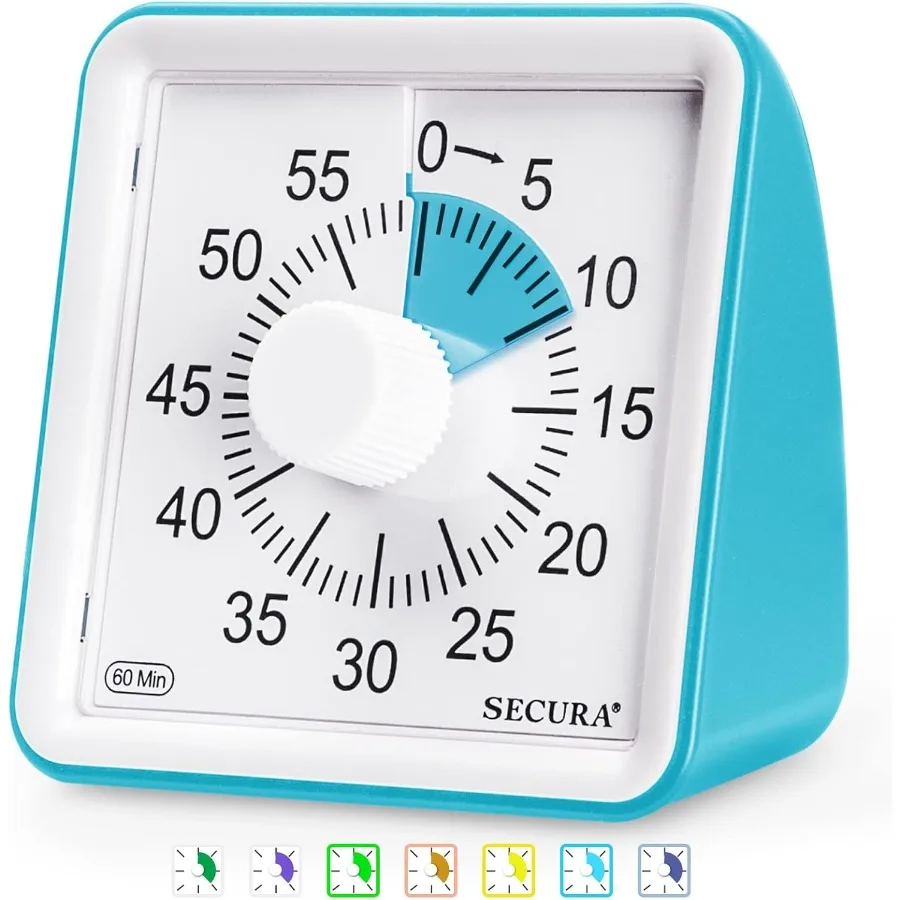 60Minute Visual Timer Classroom Timer for and Adults Countdown Timer with Colorful Display for Time Management in Teaching Lear
60Minute Visual Timer Classroom Timer for and Adults Countdown Timer with Colorful Display for Time Management in Teaching Lear