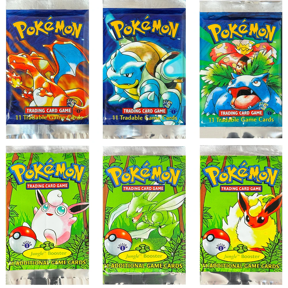 Pokémon Booster Packs 1st Edition Proxy TCG Flareon Scyther Wigglytuff Pack Charizrd Blastoise Venusaur Packs Collect toy cards
Pokémon Booster Packs 1st Edition Proxy TCG Flareon Scyther Wigglytuff Pack Charizrd Blastoise Venusaur Packs Collect toy cards