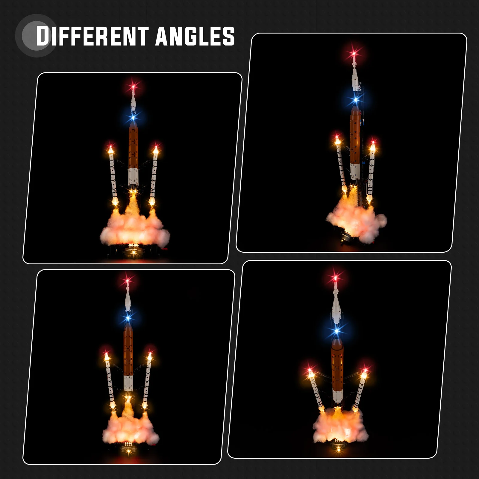 Набор светодиодного освещения, подходящий для конструктора LEGO NASA Artemis Space Launch System Rocket 42221 (блоки для модели не входят в комплект)
Набор светодиодного освещения, подходящий для конструктора LEGO NASA Artemis Space Launch System Rocket 42221 (блоки для модели не входят в комплект)