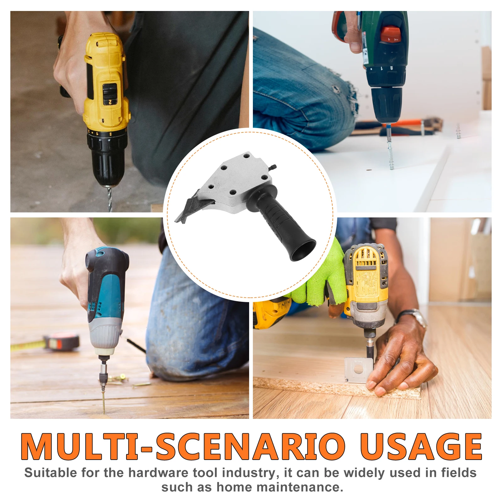 Metal Cutter for Drill Electric Shears Attachment Cutter with Crack Resistant Material Ideal for Sheet Metal Cutting Tools
Metal Cutter for Drill Electric Shears Attachment Cutter with Crack Resistant Material Ideal for Sheet Metal Cutting Tools