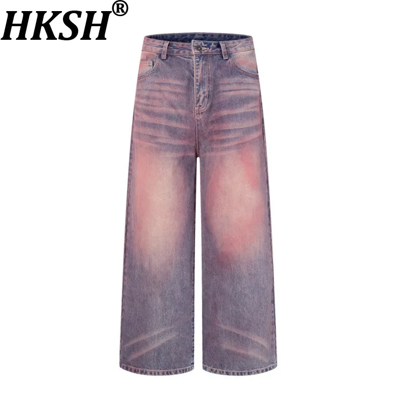 HKSH Spring New Men Trend American Vintage Washed Cat Jeans Women High Street Design Loose Straight Wide-leg Denim Pants HK20849
HKSH Spring New Men Trend American Vintage Washed Cat Jeans Women High Street Design Loose Straight Wide-leg Denim Pants HK20849