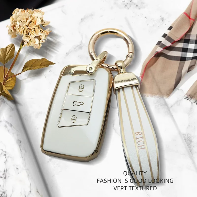Luxurious Remote Key Case Cover For Volkswagen VW Magotan Passat B8 Golf Polo Tiguan For Skoda Superb For Seat Car Accessories
Luxurious Remote Key Case Cover For Volkswagen VW Magotan Passat B8 Golf Polo Tiguan For Skoda Superb For Seat Car Accessories