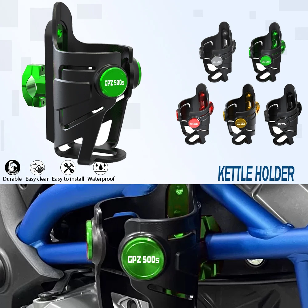 GPZ 500S Motorcycle Beverage Water Bottle Cage Drinks Holder Water Cup Holder For KAWASAKI GPZ500S 1990 1991 1992 1993 1994-2009
GPZ 500S Motorcycle Beverage Water Bottle Cage Drinks Holder Water Cup Holder For KAWASAKI GPZ500S 1990 1991 1992 1993 1994-2009