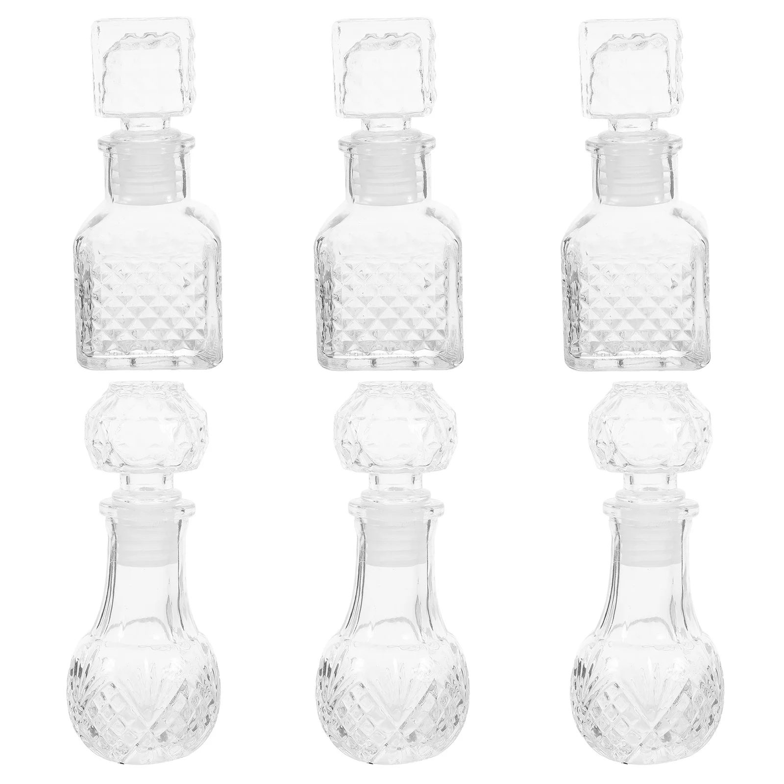 6Pcs 50Ml Glass Wine Sampler Bottles Transparent Decanter for Alcohol Storage Aeration Portable Liquor Holder Creative Bar
6Pcs 50Ml Glass Wine Sampler Bottles Transparent Decanter for Alcohol Storage Aeration Portable Liquor Holder Creative Bar