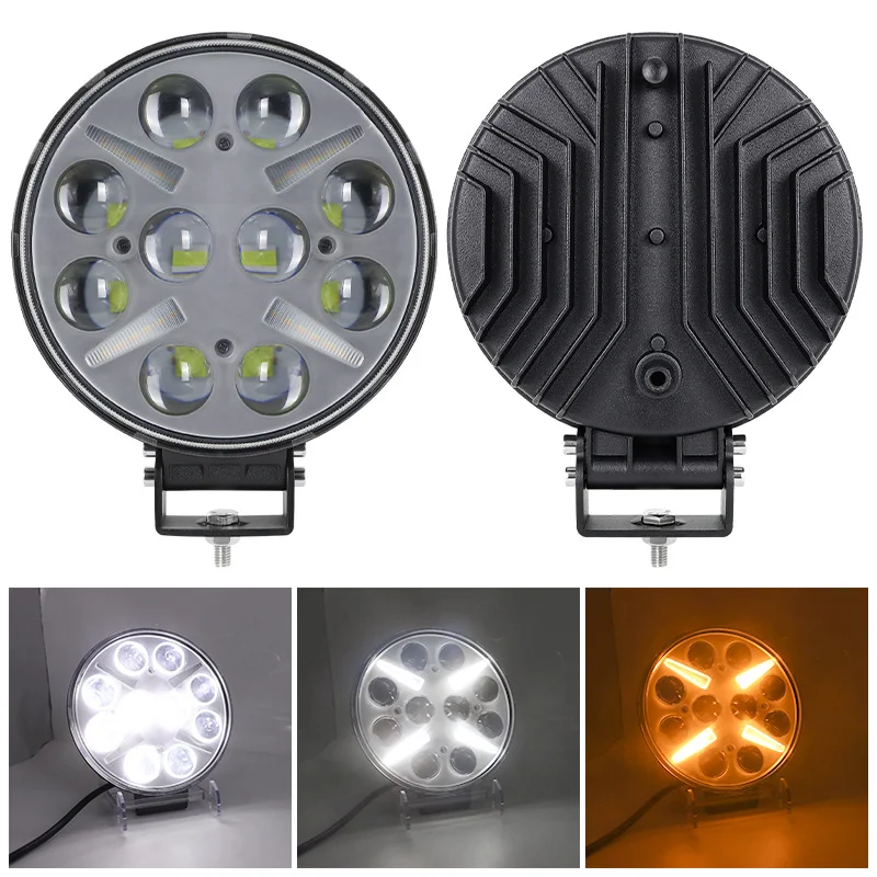7-дюймовые круглые внедорожные светодиодные фары для грузовиков, рабочие прожекторы, белые фары с функцией мигания, желтые указатели поворота для квадроциклов, UTV, автомобилей, джипов
7-дюймовые круглые внедорожные светодиодные фары для грузовиков, рабочие прожекторы, белые фары с функцией мигания, желтые указатели поворота для квадроциклов, UTV, автомобилей, джипов