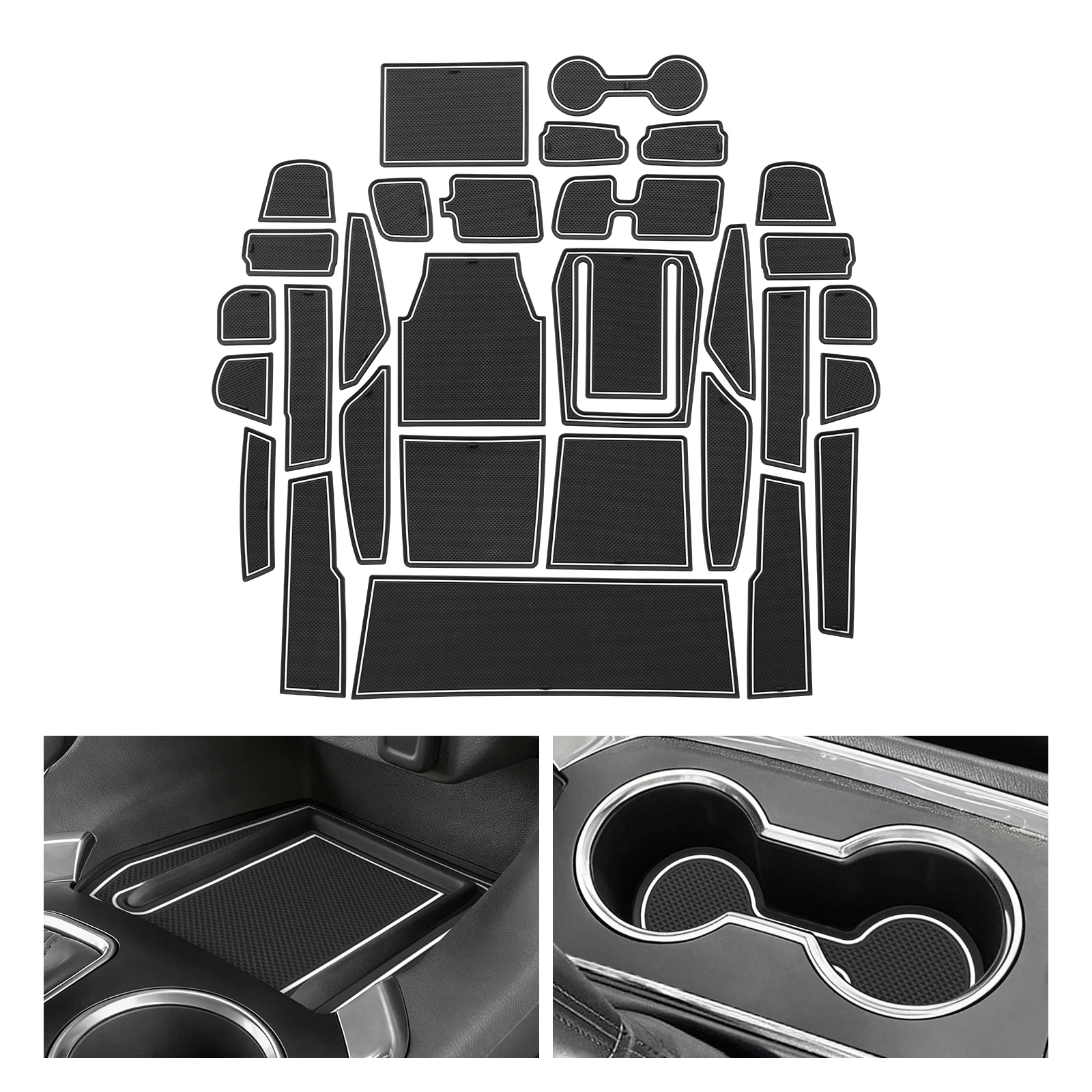 Для Chevrolet Traverse 2018-2023: Противоскользящие коврики для ниш и отсеков, ПВХ-вкладыши для центральной консоли, резиновые накладки для дверных пазов, аксессуары.
Для Chevrolet Traverse 2018-2023: Противоскользящие коврики для ниш и отсеков, ПВХ-вкладыши для центральной консоли, резиновые накладки для дверных пазов, аксессуары.