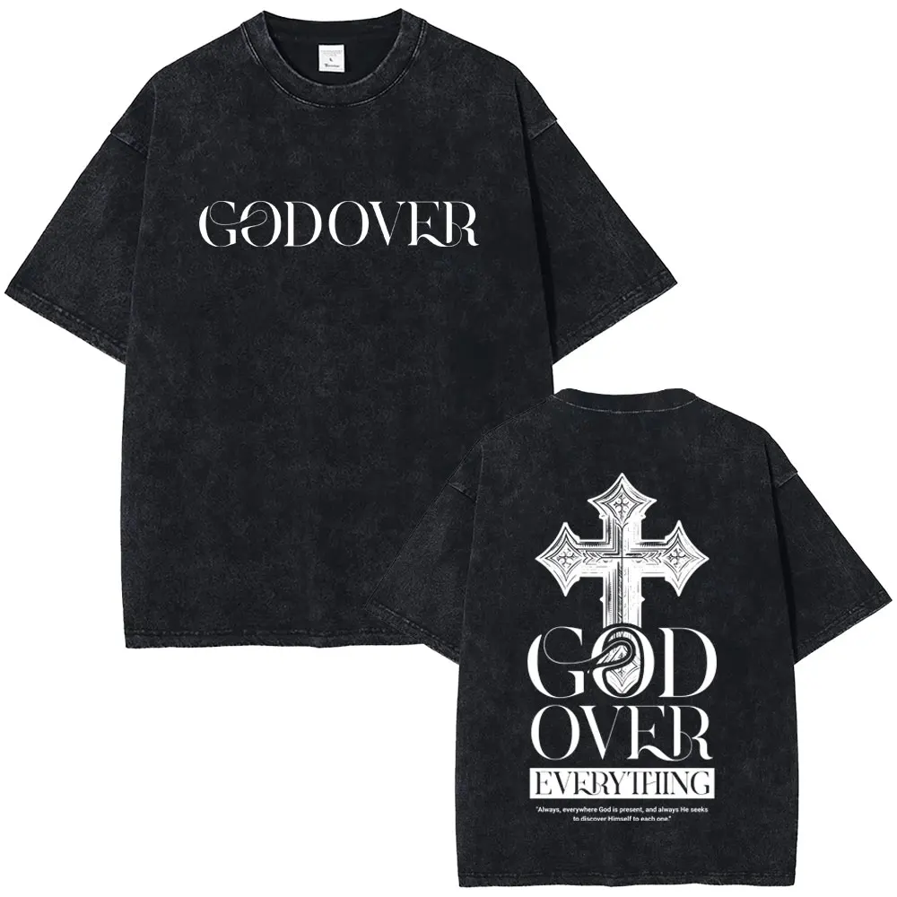 Christian Religious Jesus God Everything Washed T-shirt Men Women Gothic Rock Oversized T Shirts Male Fashion Hip Hop Streetwear
Christian Religious Jesus God Everything Washed T-shirt Men Women Gothic Rock Oversized T Shirts Male Fashion Hip Hop Streetwear