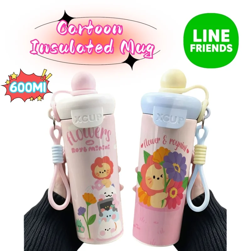 Line friends Ryan creative simple stainless steel student straw mug high color value cartoon cartoon large capacity coffee cup
Line friends Ryan creative simple stainless steel student straw mug high color value cartoon cartoon large capacity coffee cup