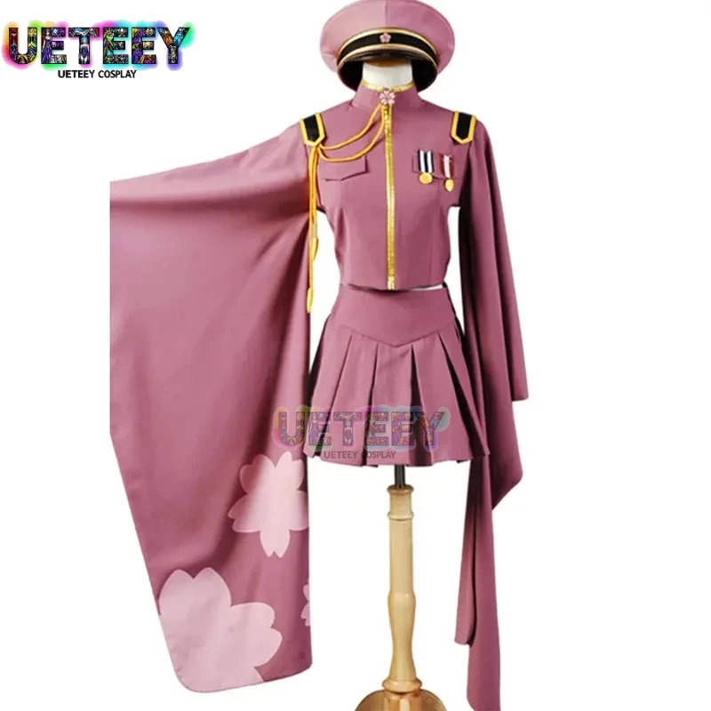 UETEEY Thousand Cherry Trees Blossoms Senbonzakura Kimono Uniform Outfit Halloween Clothes Military Uniform With Hat
UETEEY Thousand Cherry Trees Blossoms Senbonzakura Kimono Uniform Outfit Halloween Clothes Military Uniform With Hat