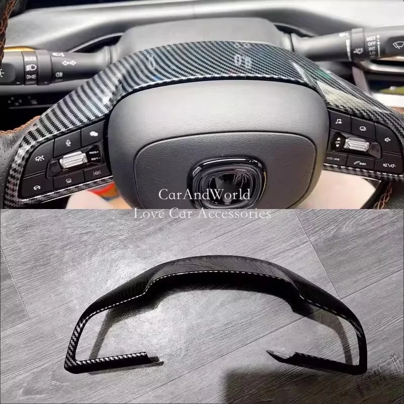Interior Steering Wheel Button Protector Trims Cover ABS Carbon Car Molding Accessories For Changan CS35 Plus CS35plus 2021-2025
Interior Steering Wheel Button Protector Trims Cover ABS Carbon Car Molding Accessories For Changan CS35 Plus CS35plus 2021-2025