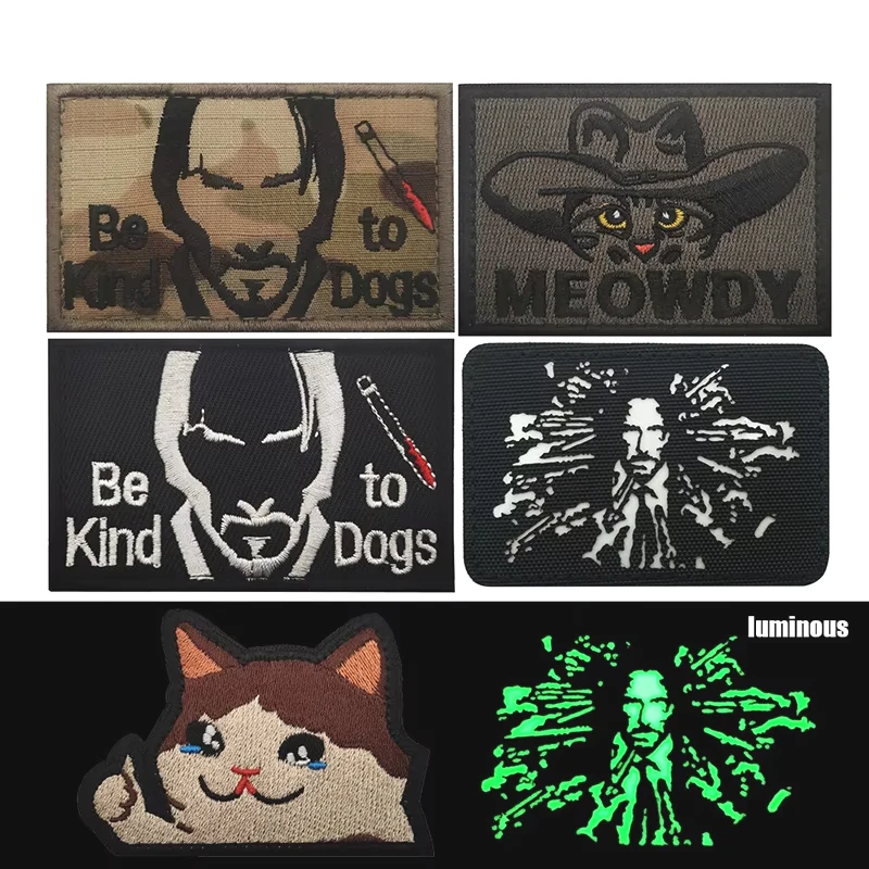Cat Dogs Levi's badge Embroidery Patch Hook Ring Morale Hat Decorative Sticker diy tactical accessory Outdoor patches
Cat Dogs Levi's badge Embroidery Patch Hook Ring Morale Hat Decorative Sticker diy tactical accessory Outdoor patches
