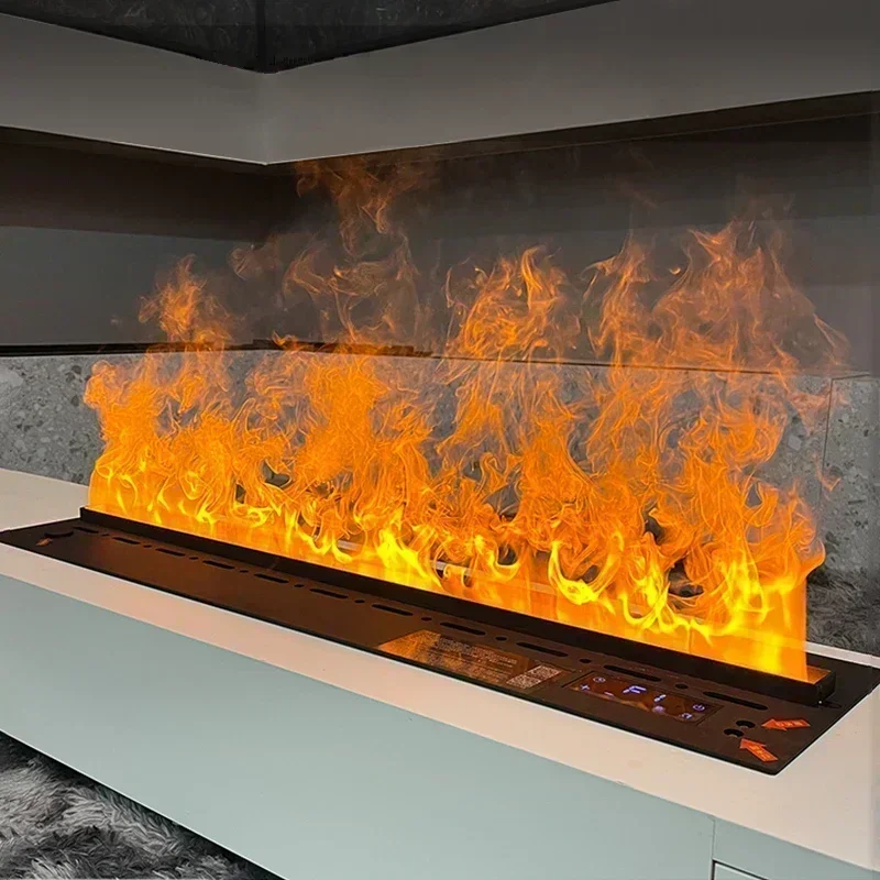 Smart Home 3D Atomized Fireplace with LED Colorful Flame ECO Water Vapor Indoor Electric Fireplace for TV Wall Living Room Decor
Smart Home 3D Atomized Fireplace with LED Colorful Flame ECO Water Vapor Indoor Electric Fireplace for TV Wall Living Room Decor