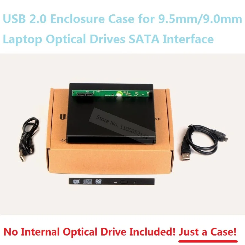 Корпус внешнего оптического привода USB 2.0, чехол SATA-USB для ноутбука, ноутбука, 9,5 мм, DVD ODD, загрузка лотка для привода
Корпус внешнего оптического привода USB 2.0, чехол SATA-USB для ноутбука, ноутбука, 9,5 мм, DVD ODD, загрузка лотка для привода