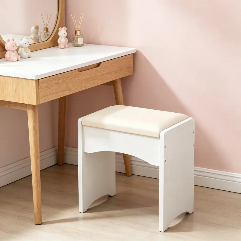 Simple Cute Makeup Chair, Dressing Stool for Girls Bedroom, Multifunctional Household Nail Art Vanity Stool
Simple Cute Makeup Chair, Dressing Stool for Girls Bedroom, Multifunctional Household Nail Art Vanity Stool