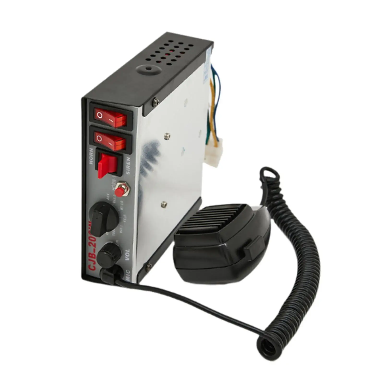 Emergency Warning Siren PA System Super Loud Fire Truck 2x10A Switches High Power Ambulance with Handheld Mic Car Warning Alarm
Emergency Warning Siren PA System Super Loud Fire Truck 2x10A Switches High Power Ambulance with Handheld Mic Car Warning Alarm