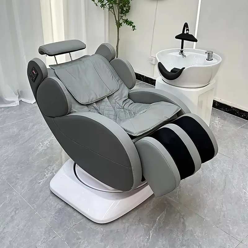 Electric Rotating Shampoo Bed With Foot Control For Barber Shop Scalp Care And Massage
Electric Rotating Shampoo Bed With Foot Control For Barber Shop Scalp Care And Massage