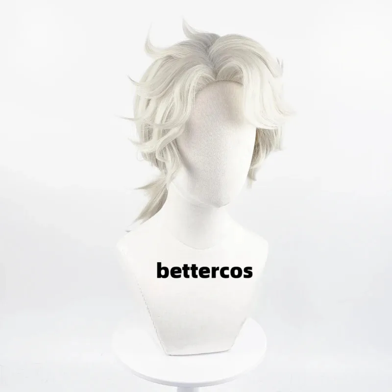 aa69Frederick Kreiburg Cosplay Wig Identity V Composer Gray Curly Wavy Synthetic Hair Heat Resistant Halloween Role Play Party
aa69Frederick Kreiburg Cosplay Wig Identity V Composer Gray Curly Wavy Synthetic Hair Heat Resistant Halloween Role Play Party