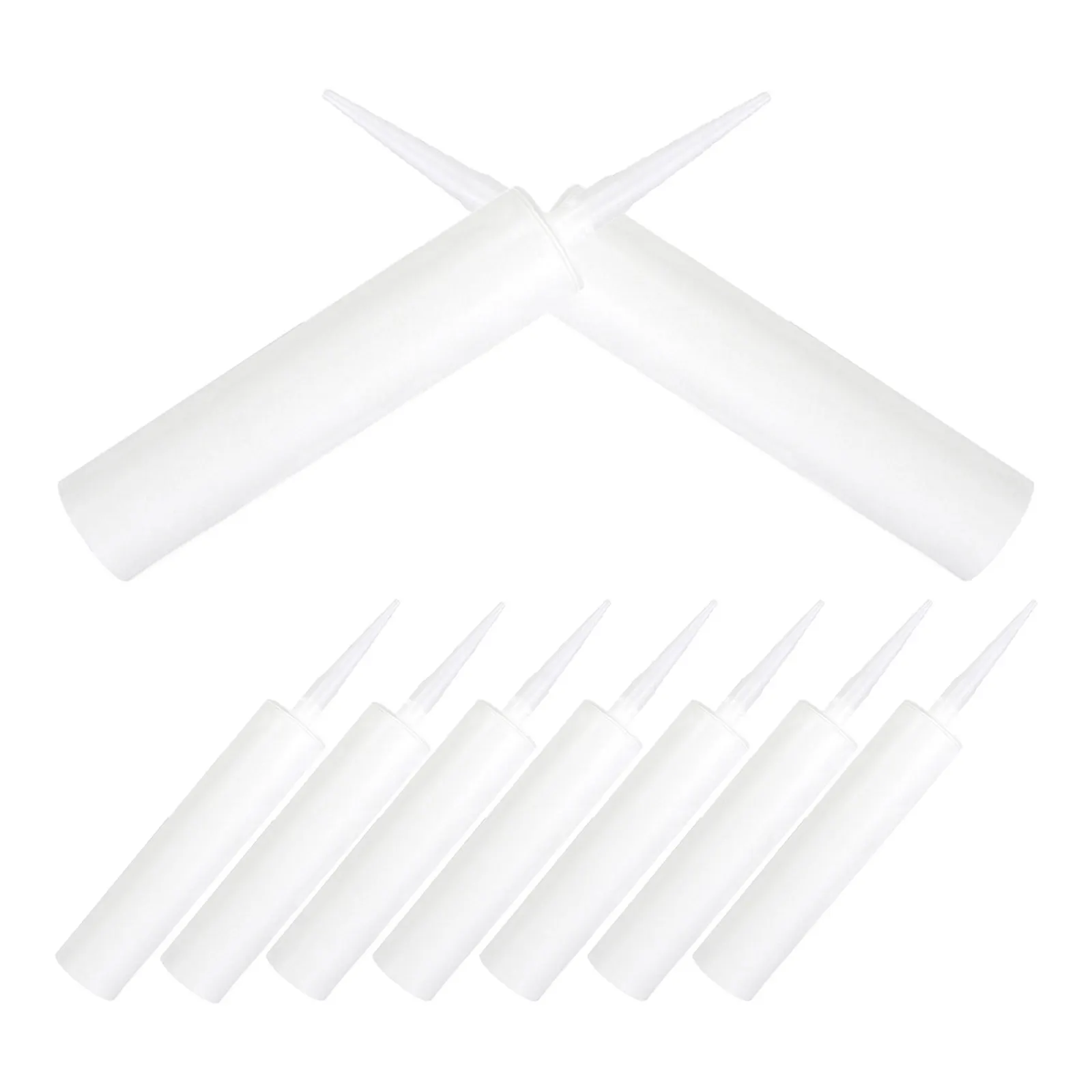 9Pcs Empty Caulking Sealant Tubes Reusable Fillable Squeeze Tubes Pointed Tip Design for Latex Epoxy Grouting Caulk Application
9Pcs Empty Caulking Sealant Tubes Reusable Fillable Squeeze Tubes Pointed Tip Design for Latex Epoxy Grouting Caulk Application