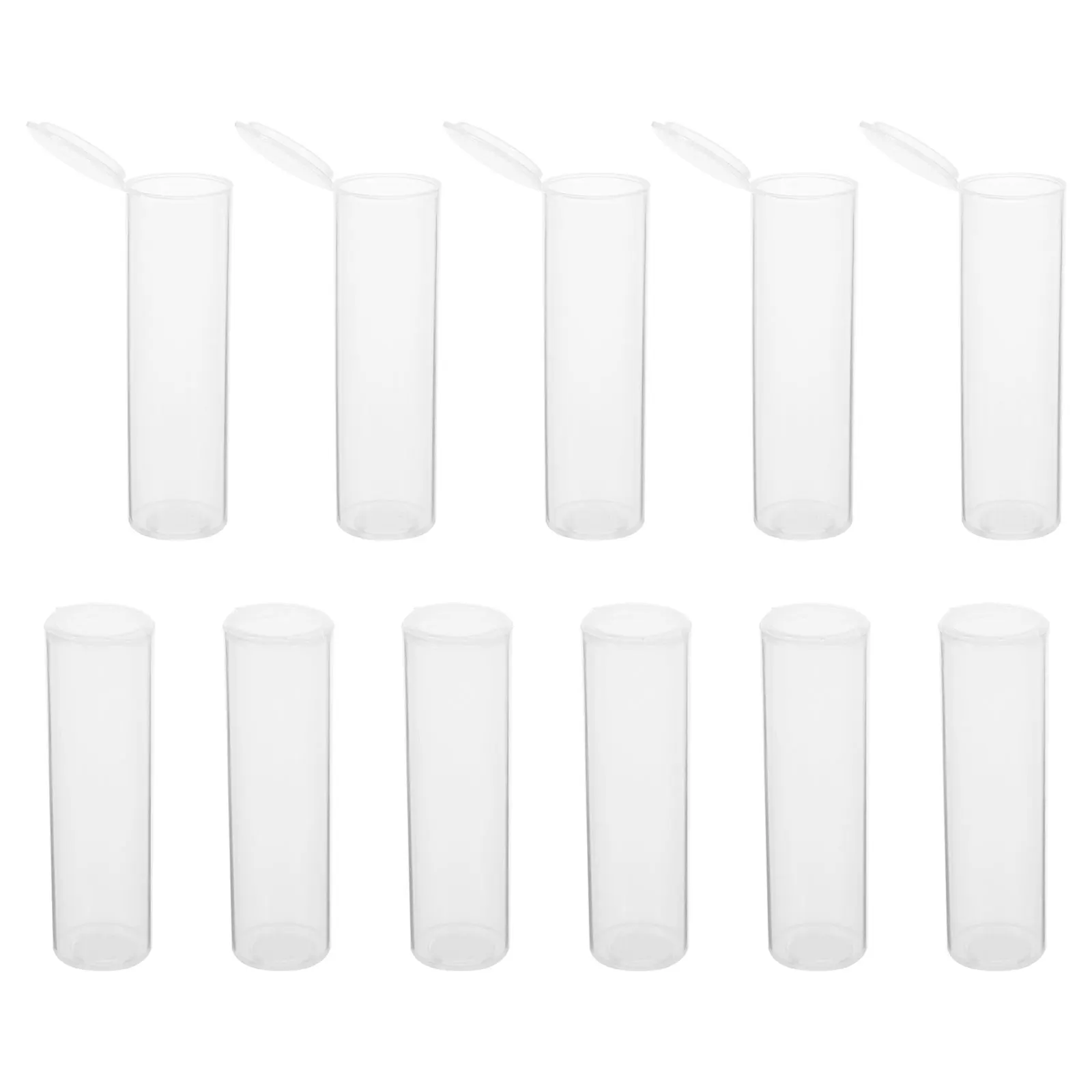30pcs Flip Top Storage Containers Transparent PP Plastic Tubes Sealed Packaging Organizers For Home Office School
30pcs Flip Top Storage Containers Transparent PP Plastic Tubes Sealed Packaging Organizers For Home Office School