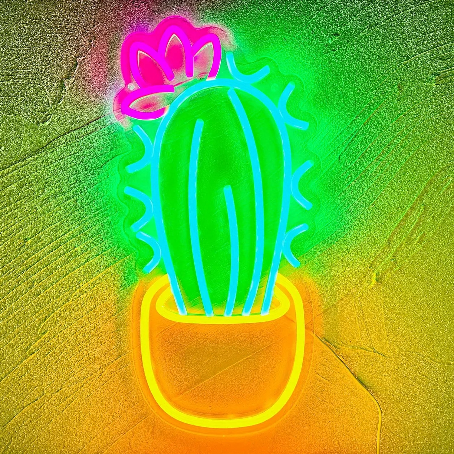Cactus neon sign, for bedroom, flower shop indoor plant decoration, as well as birthday and holiday neon aesthetic decoration.
Cactus neon sign, for bedroom, flower shop indoor plant decoration, as well as birthday and holiday neon aesthetic decoration.