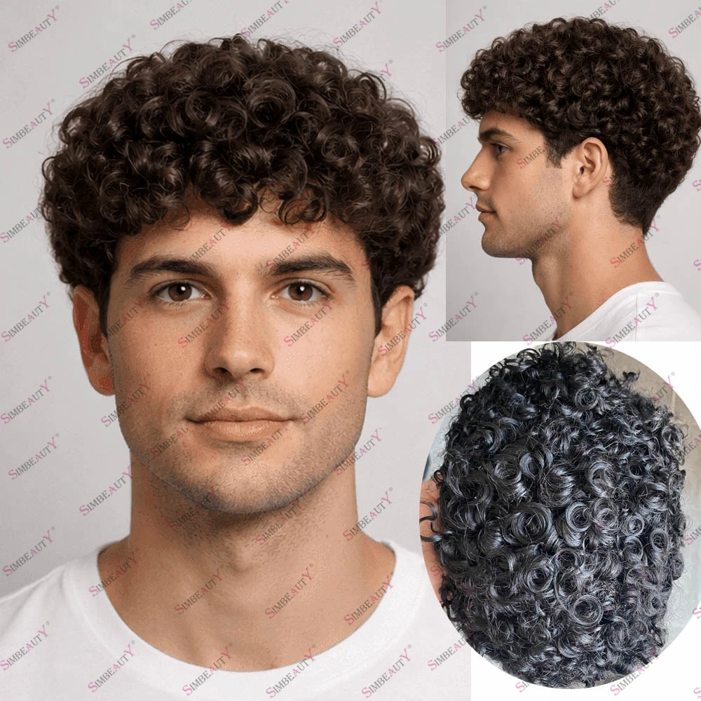 Lace Front 100% Human Hair Afro Curly Hair Loss Man Capillary Prosthesis System Easy Install Lace&PU Base Hair Prosthesis Toupee
Lace Front 100% Human Hair Afro Curly Hair Loss Man Capillary Prosthesis System Easy Install Lace&PU Base Hair Prosthesis Toupee