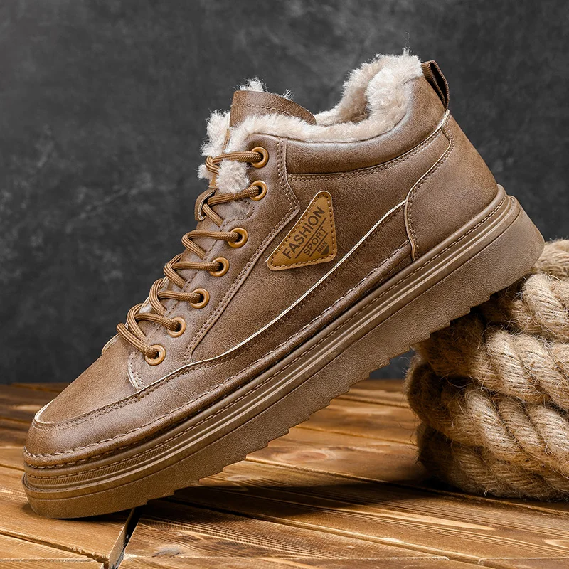Men's Winter Warm Cotton Shoes 2026 New Classic Fashion Retro Plush Comfortable Anti Slip Snow Boots Outdoor Sports Casual Shoes
Men's Winter Warm Cotton Shoes 2026 New Classic Fashion Retro Plush Comfortable Anti Slip Snow Boots Outdoor Sports Casual Shoes