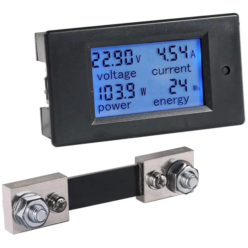 75STO-DC 8-100V 0-100A LCD Display Digital Current Voltage Power Meter Multimeter Ammeter Voltmeter With 100A Current Shunt
75STO-DC 8-100V 0-100A LCD Display Digital Current Voltage Power Meter Multimeter Ammeter Voltmeter With 100A Current Shunt
